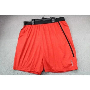 Reebok Speedwick Men's Red & Black Shorts-XL